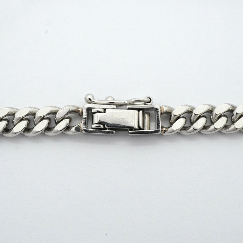 【6khg0062】喜平 ブレスレット Pt850 プラチナ 2面 シングル 18.6cm 20.2g キヘイ【中古】メンズ レディース ユニセックス