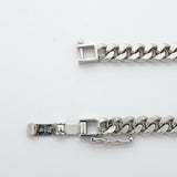 【6khg0062】喜平 ブレスレット Pt850 プラチナ 2面 シングル 18.6cm 20.2g キヘイ【中古】メンズ レディース ユニセックス