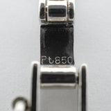 【6khg0062】喜平 ブレスレット Pt850 プラチナ 2面 シングル 18.6cm 20.2g キヘイ【中古】メンズ レディース ユニセックス