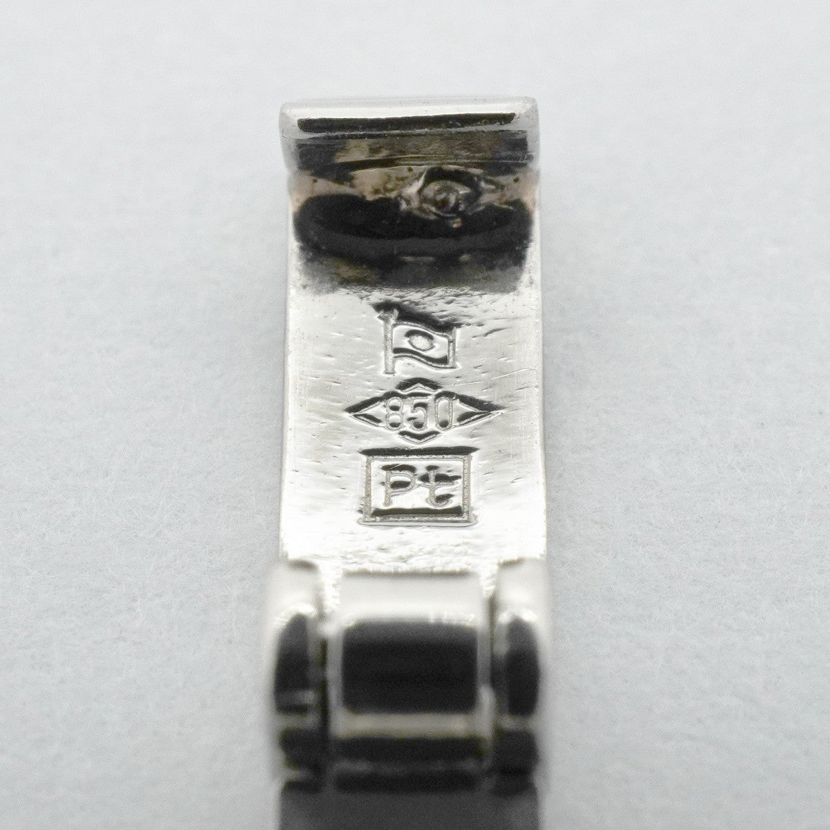 【6khg0062】喜平 ブレスレット Pt850 プラチナ 2面 シングル 18.6cm 20.2g キヘイ【中古】メンズ レディース ユニセックス
