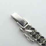 【6khg0062】喜平 ブレスレット Pt850 プラチナ 2面 シングル 18.6cm 20.2g キヘイ【中古】メンズ レディース ユニセックス