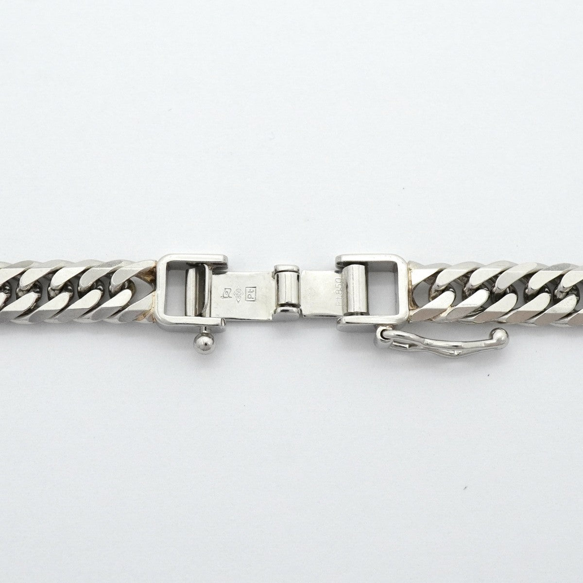 【6khg0063】喜平 ネックレス Pt850 プラチナ 6面 ダブル 50.6cm 50.4g キヘイ【中古】メンズ レディース ユニセックス