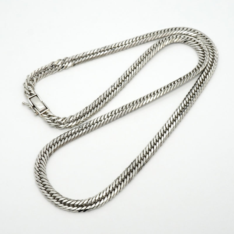 【6khg0065】喜平 ネックレス Pt850 プラチナ トリプル 12面 51.2cm 51g キヘイ【中古】メンズ レディース ユニセックス