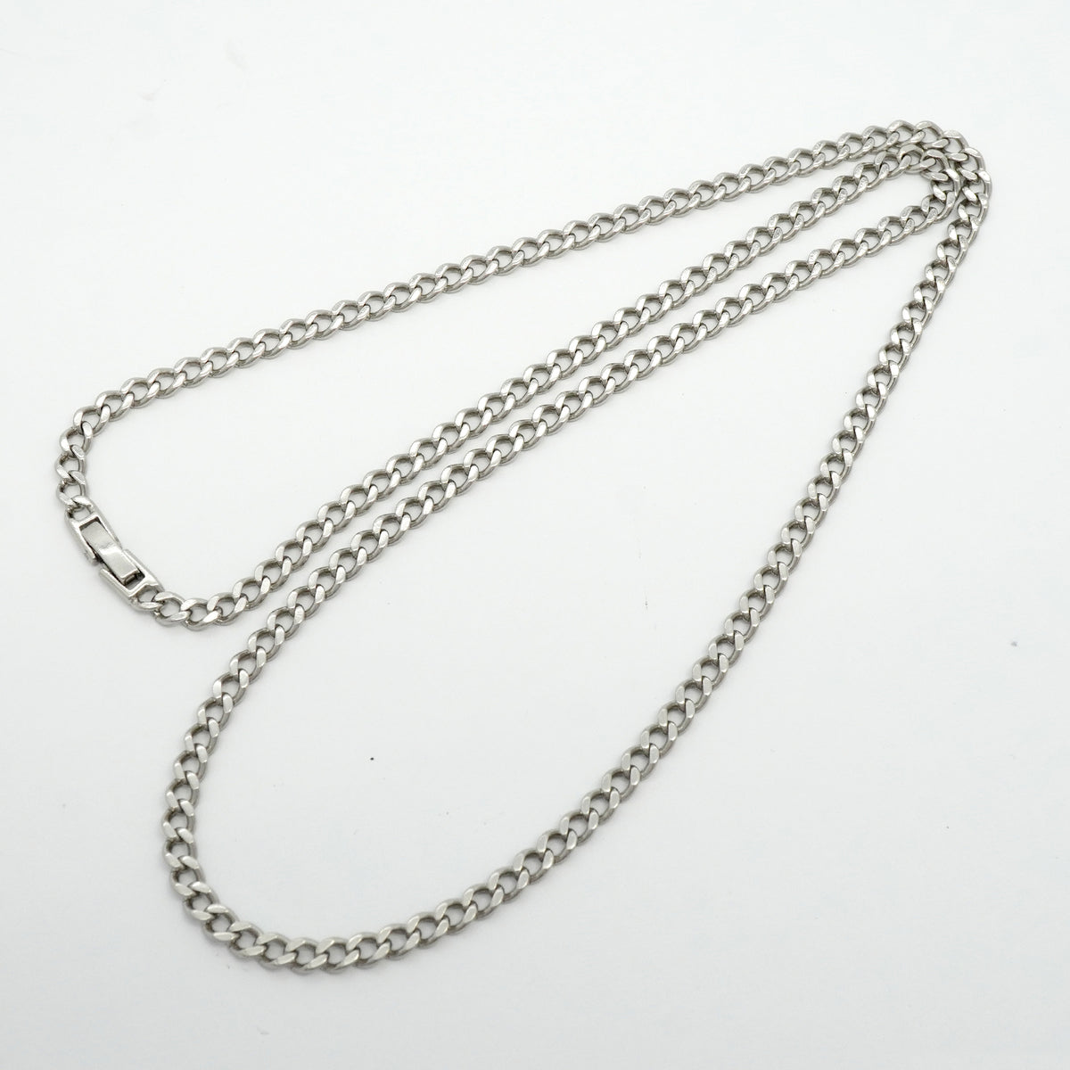 【6khg0067】喜平 ネックレス Pt850 プラチナ 2面 シングル 56.4cm 29.2g キヘイ【中古】メンズ レディース ユニセックス
