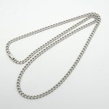 【6khg0067】喜平 ネックレス Pt850 プラチナ 2面 シングル 56.4cm 29.2g キヘイ【中古】メンズ レディース ユニセックス