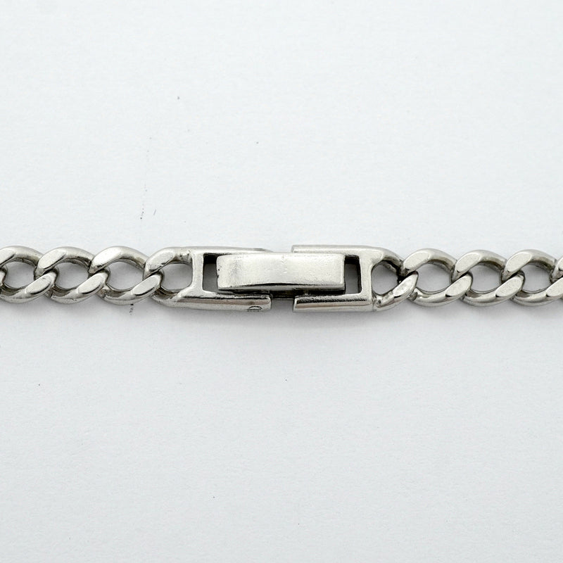 【6khg0067】喜平 ネックレス Pt850 プラチナ 2面 シングル 56.4cm 29.2g キヘイ【中古】メンズ レディース ユニセックス