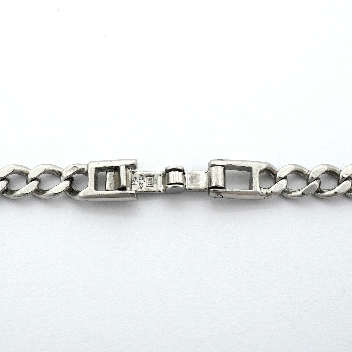 【6khg0067】喜平 ネックレス Pt850 プラチナ 2面 シングル 56.4cm 29.2g キヘイ【中古】メンズ レディース ユニセックス
