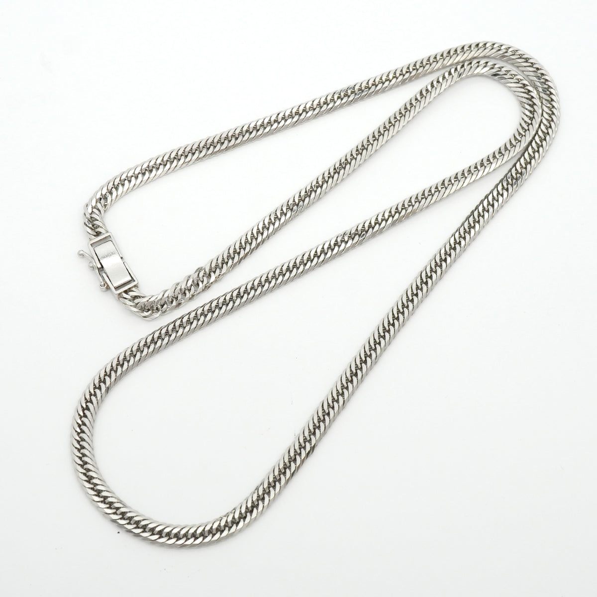 【6khg0068】喜平 ネックレス Pt850 プラチナ トリプル 12面 50.8cm 30.7g キヘイ【中古】メンズ レディース ユニセックス