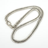 【6khg0069】喜平 ネックレス Pt850 プラチナ 8面 トリプル 50.6cm 100.3g キヘイ【中古】メンズ レディース ユニセックス