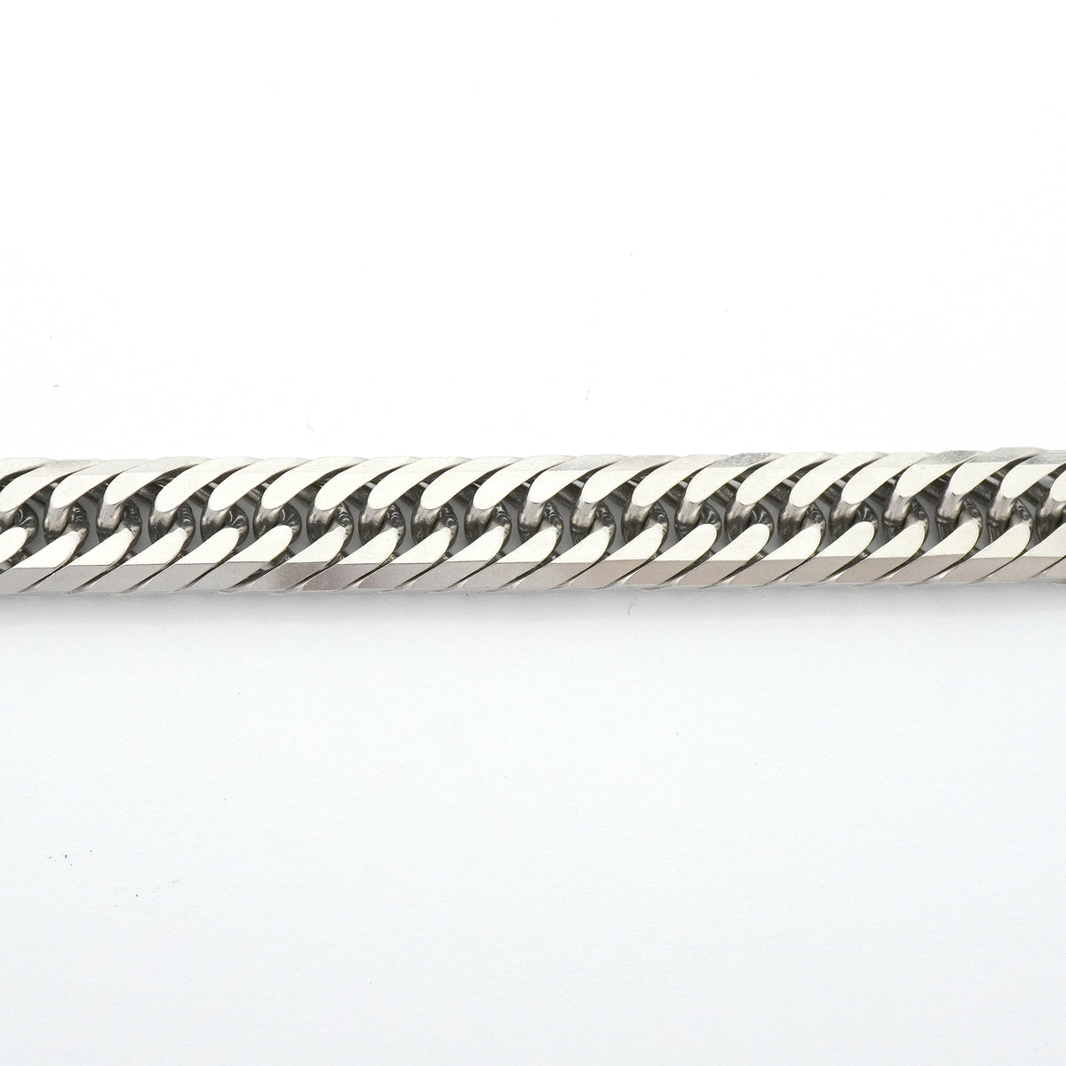 【6khg0069】喜平 ネックレス Pt850 プラチナ 8面 トリプル 50.6cm 100.3g キヘイ【中古】メンズ レディース ユニセックス