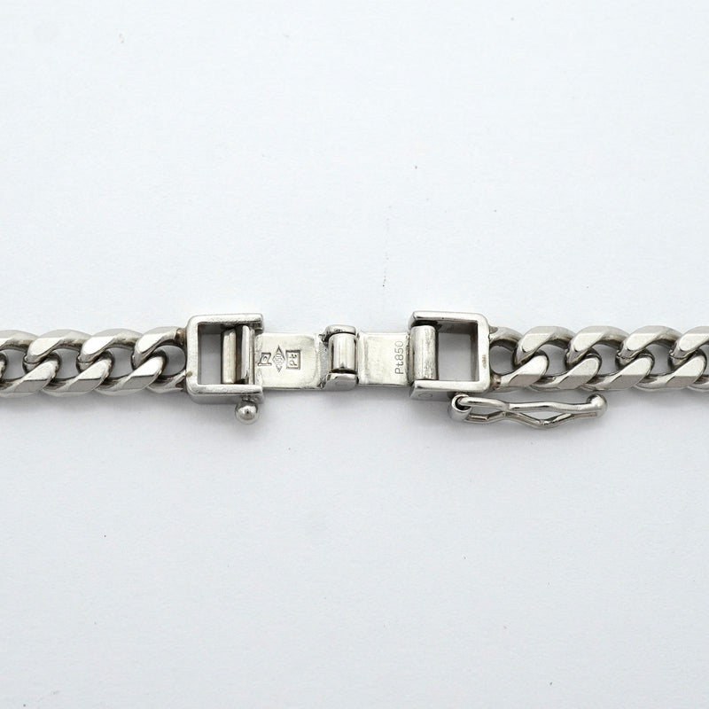 【6khg0071】喜平 ネックレス Pt850 プラチナ 8面 トリプル 51.9cm 50.2g キヘイ【中古】メンズ レディース ユニセックス