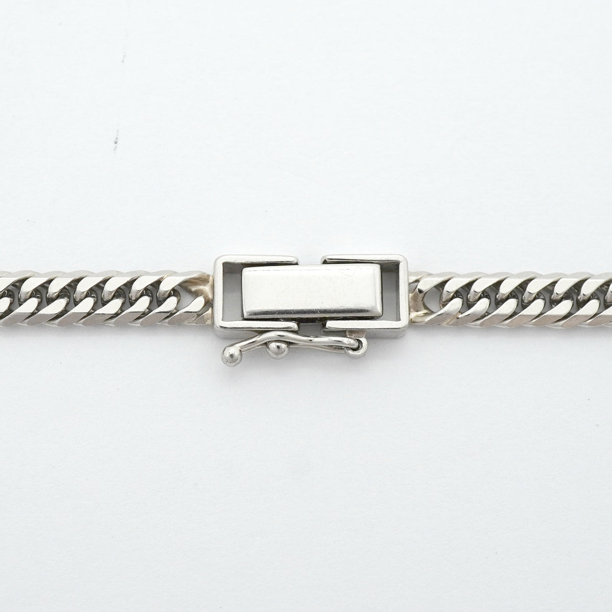 【6khg0072】喜平 ネックレス Pt850 プラチナ 6面 ダブル 51cm 30.3g キヘイ【中古】メンズ レディース ユニセックス