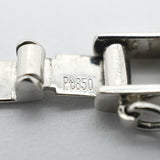 【6khg0072】喜平 ネックレス Pt850 プラチナ 6面 ダブル 51cm 30.3g キヘイ【中古】メンズ レディース ユニセックス