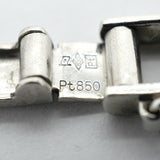 【6khg0074】喜平 ネックレス Pt850 プラチナ 6面 ダブル 61.6cm 100.3g キヘイ【中古】メンズ レディース ユニセックス