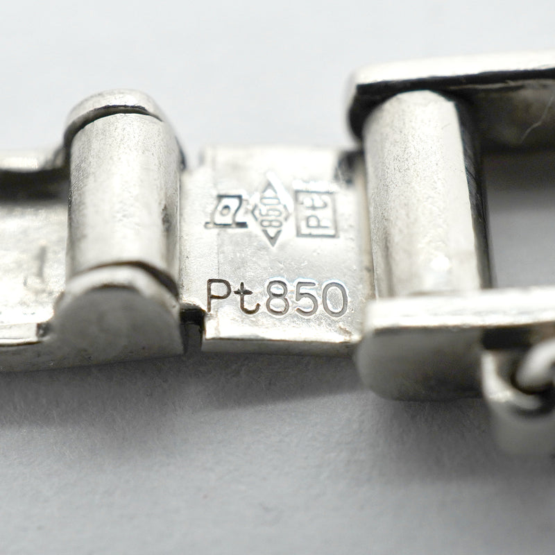 【6khg0074】喜平 ネックレス Pt850 プラチナ 6面 ダブル 61.6cm 100.3g キヘイ【中古】メンズ レディース ユニセックス