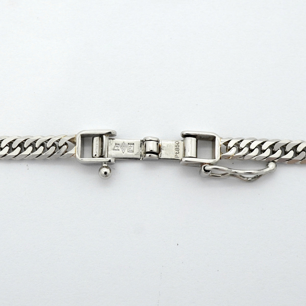 【6khg0076】喜平 ネックレス Pt850 プラチナ 6面 ダブル 51.1cm 20.2g キヘイ【中古】メンズ レディース ユニセックス