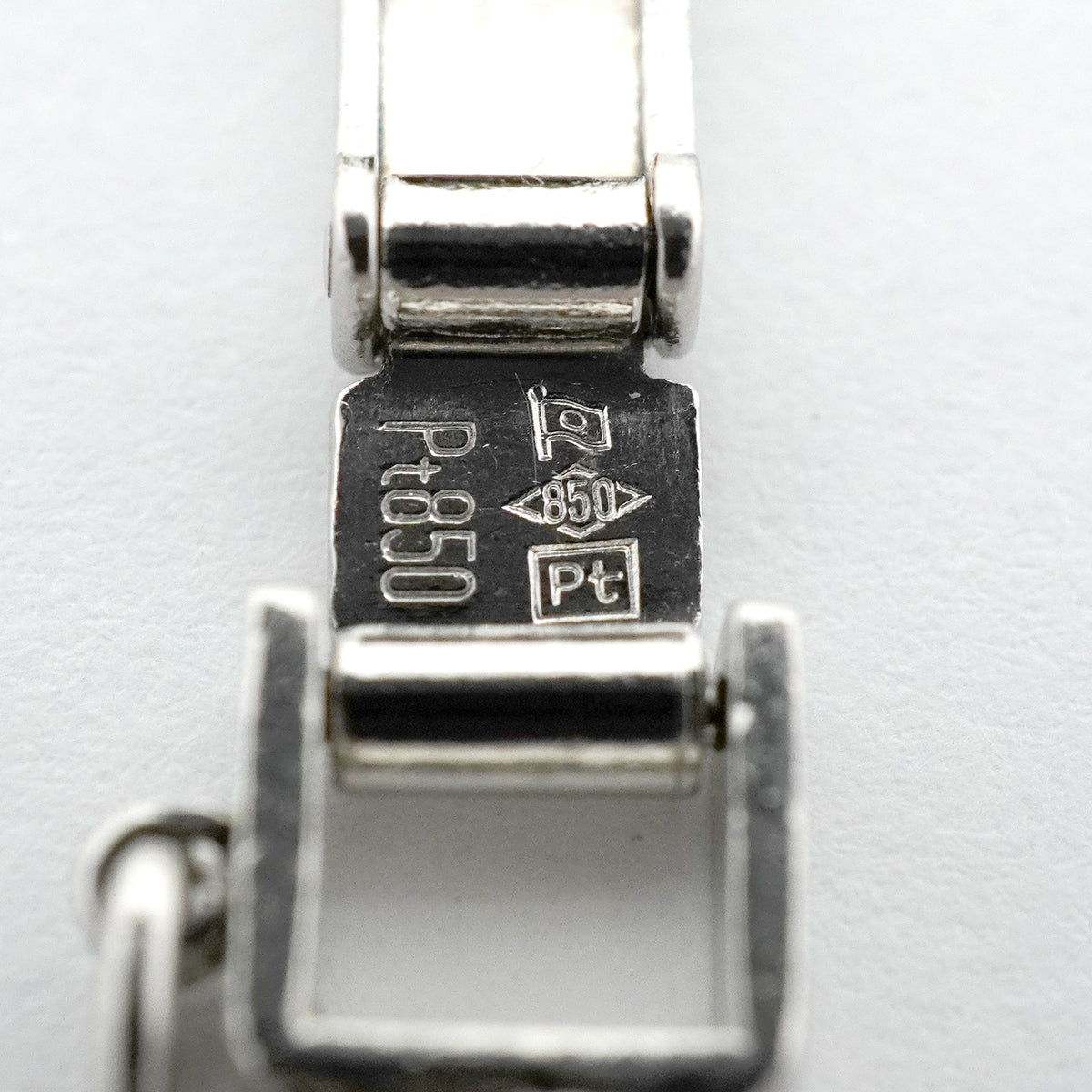 【6khg0077】喜平 ネックレス Pt850 プラチナ 6面 ダブル 60.7cm 100.1g キヘイ【中古】メンズ レディース ユニセックス