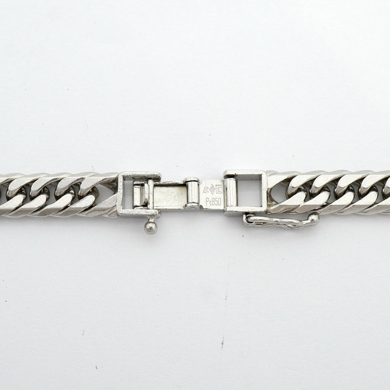 【6khg0077】喜平 ネックレス Pt850 プラチナ 6面 ダブル 60.7cm 100.1g キヘイ【中古】メンズ レディース ユニセックス