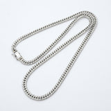 【6khh0001】喜平 ネックレス Pt850 プラチナ 6面 ダブル 51.3cm 50.2g キヘイ【中古】メンズ レディース ユニセックス