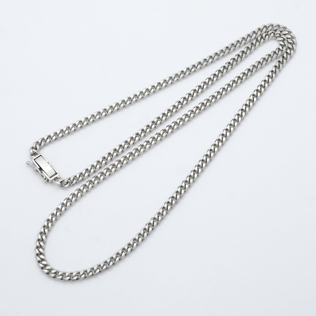【6khh0002】喜平 ネックレス Pt850 プラチナ 8面 シングル 51.8cm 30.2g キヘイ【中古】メンズ レディース ユニセックス