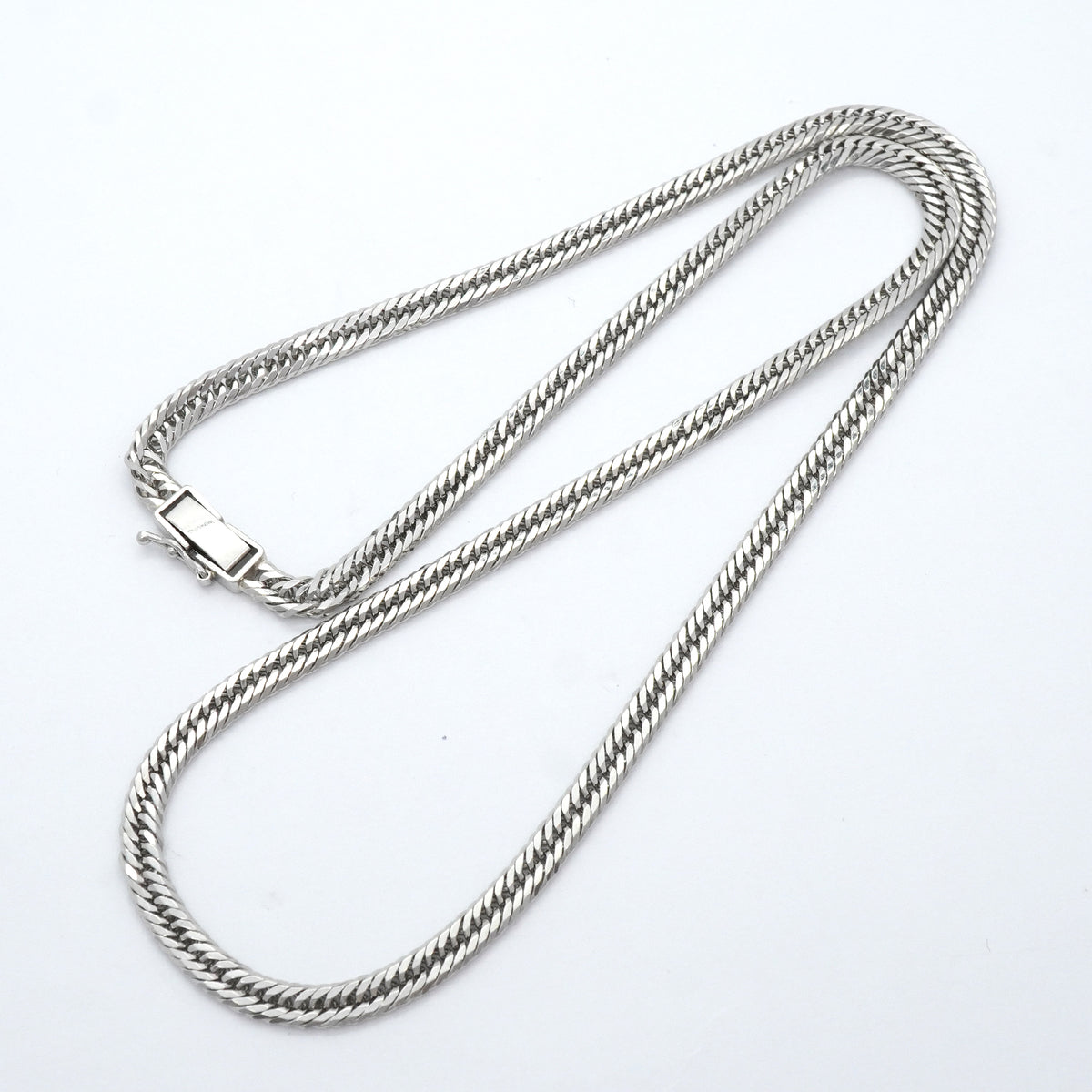 【6khh0003】喜平 ネックレス Pt850 プラチナ トリプル 12面 50.8cm 30.4g キヘイ【中古】メンズ レディース ユニセックス