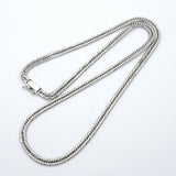 【6khh0003】喜平 ネックレス Pt850 プラチナ トリプル 12面 50.8cm 30.4g キヘイ【中古】メンズ レディース ユニセックス