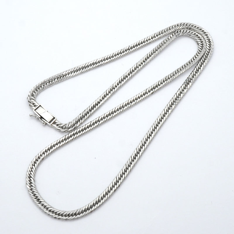 【6khh0003】喜平 ネックレス Pt850 プラチナ トリプル 12面 50.8cm 30.4g キヘイ【中古】メンズ レディース ユニセックス
