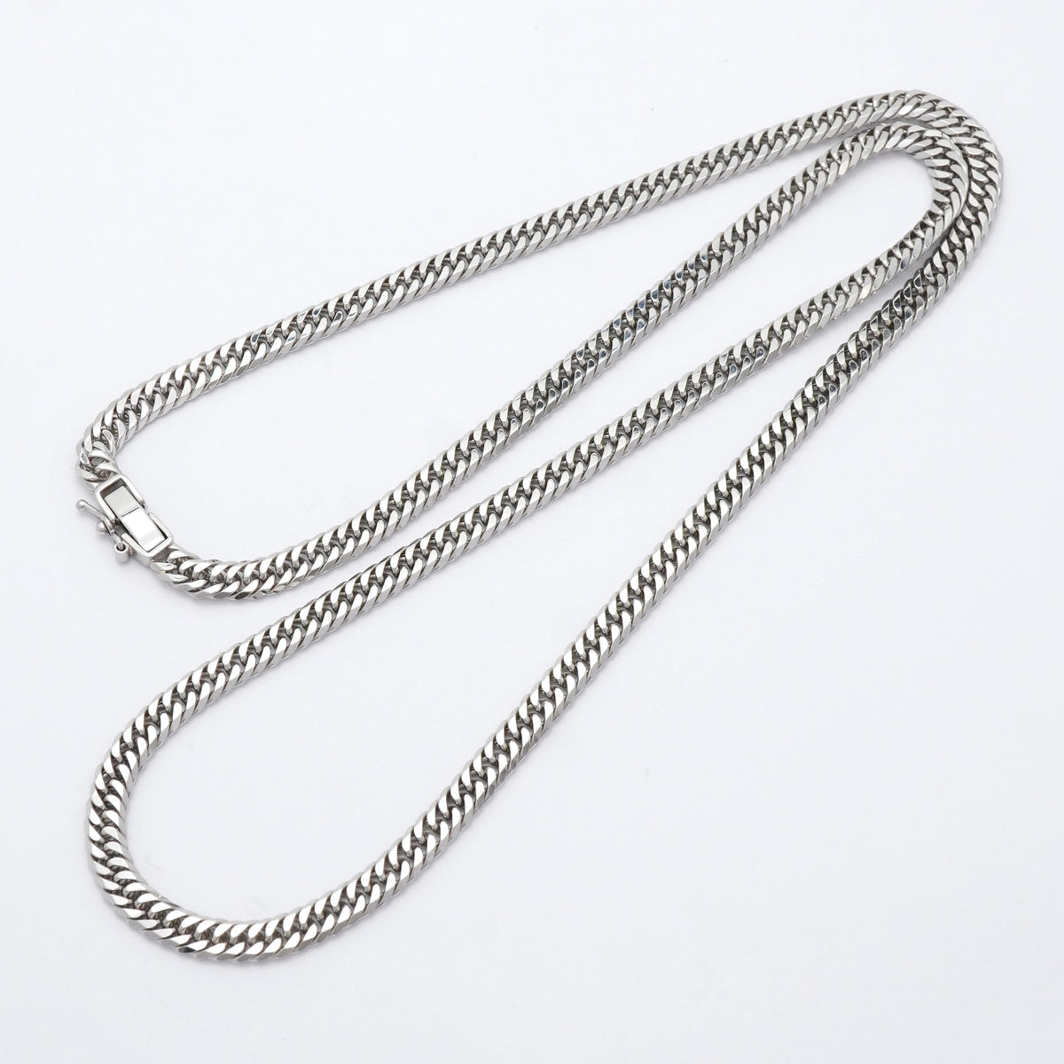 【6khh0004】喜平 ネックレス Pt850 プラチナ 6面 ダブル 50.3cm 30.5g キヘイ【中古】メンズ レディース ユニセックス