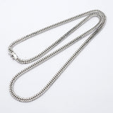 【6khh0004】喜平 ネックレス Pt850 プラチナ 6面 ダブル 50.3cm 30.5g キヘイ【中古】メンズ レディース ユニセックス
