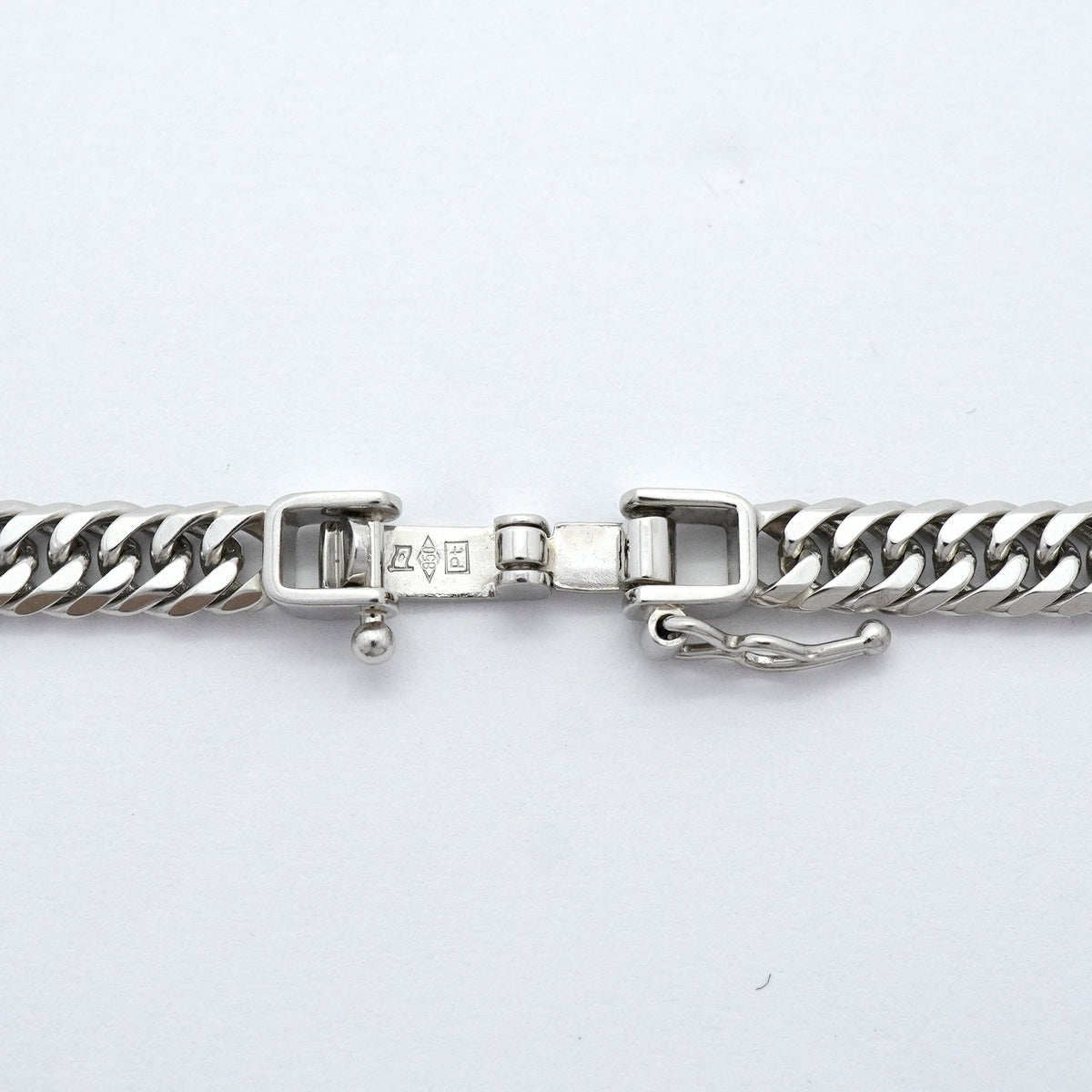 【6khh0004】喜平 ネックレス Pt850 プラチナ 6面 ダブル 50.3cm 30.5g キヘイ【中古】メンズ レディース ユニセックス