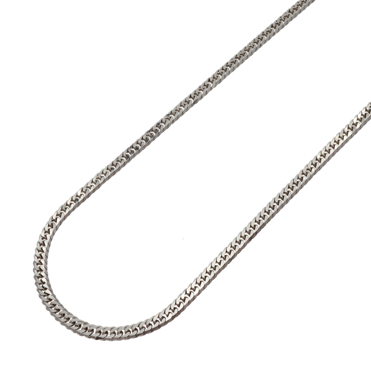 【6khh0005】喜平 ネックレス Pt850 プラチナ 6面 ダブル 40.1cm 20g キヘイ【中古】メンズ レディース ユニセックス