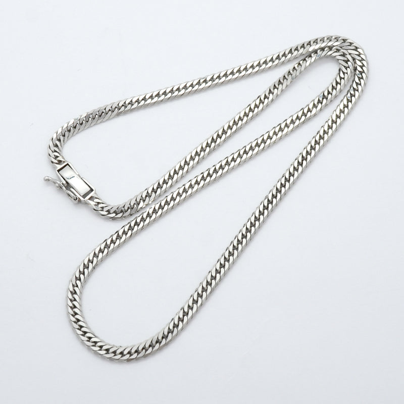 【6khh0005】喜平 ネックレス Pt850 プラチナ 6面 ダブル 40.1cm 20g キヘイ【中古】メンズ レディース ユニセックス
