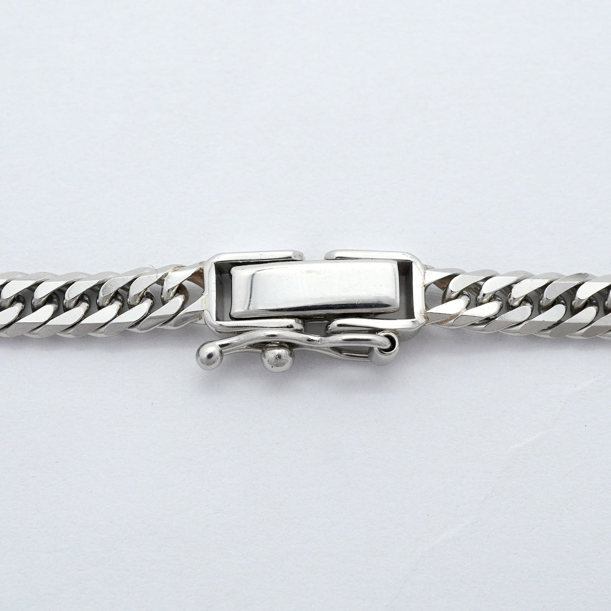 【6khh0005】喜平 ネックレス Pt850 プラチナ 6面 ダブル 40.1cm 20g キヘイ【中古】メンズ レディース ユニセックス