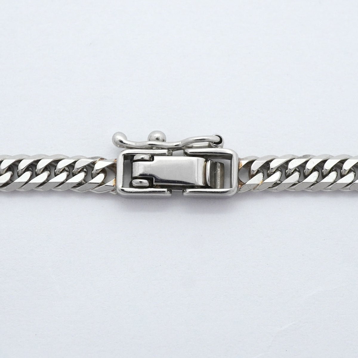 【6khh0005】喜平 ネックレス Pt850 プラチナ 6面 ダブル 40.1cm 20g キヘイ【中古】メンズ レディース ユニセックス