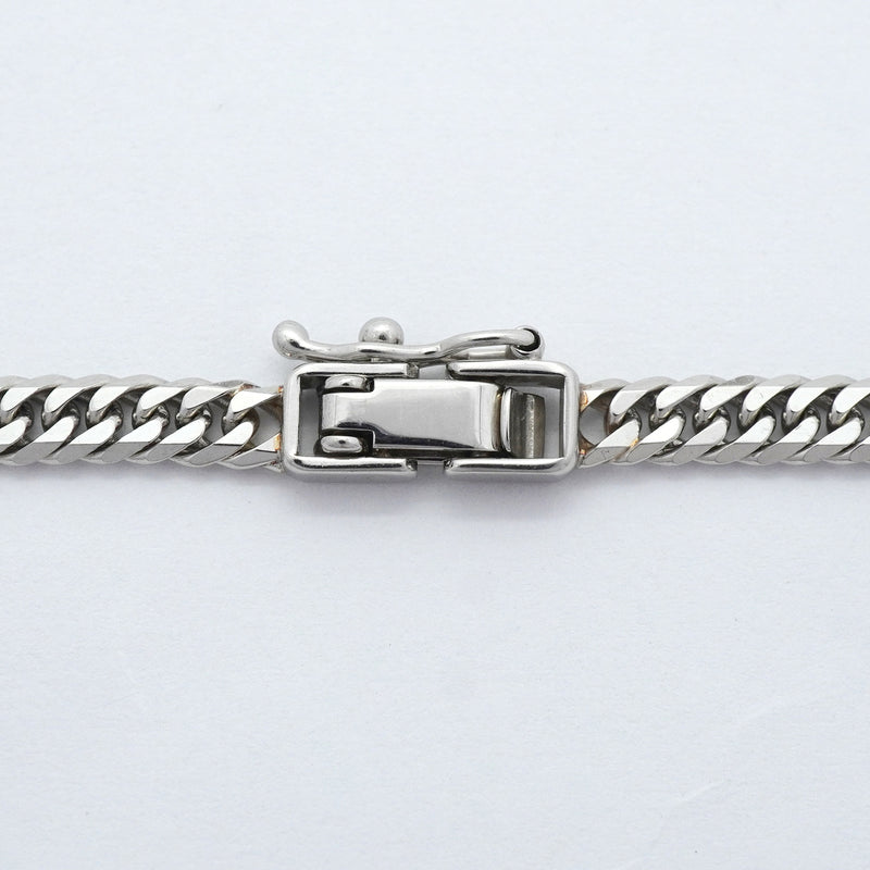 【6khh0005】喜平 ネックレス Pt850 プラチナ 6面 ダブル 40.1cm 20g キヘイ【中古】メンズ レディース ユニセックス