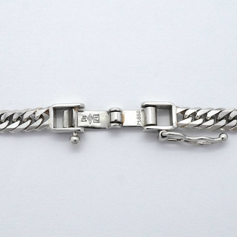 【6khh0005】喜平 ネックレス Pt850 プラチナ 6面 ダブル 40.1cm 20g キヘイ【中古】メンズ レディース ユニセックス