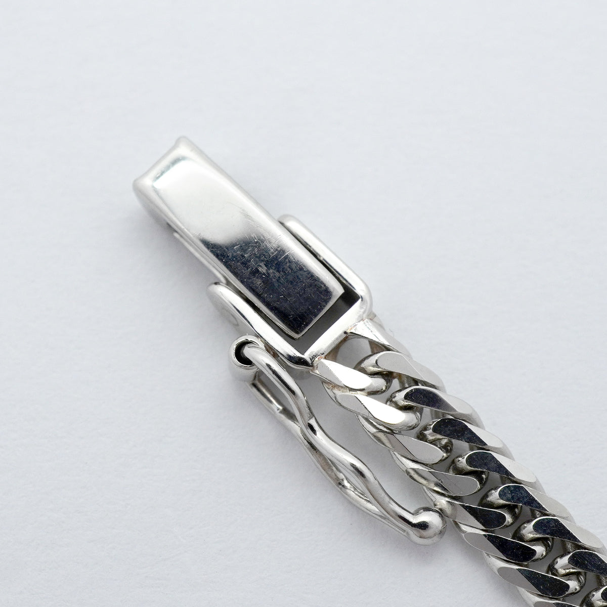 【6khh0005】喜平 ネックレス Pt850 プラチナ 6面 ダブル 40.1cm 20g キヘイ【中古】メンズ レディース ユニセックス