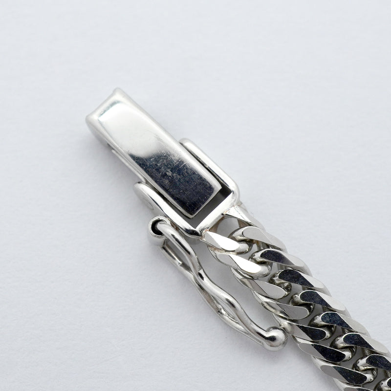 【6khh0005】喜平 ネックレス Pt850 プラチナ 6面 ダブル 40.1cm 20g キヘイ【中古】メンズ レディース ユニセックス