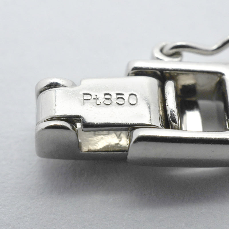 【6khh0006】喜平 ネックレス Pt850 プラチナ 6面 ダブル 45.4cm 46.4g キヘイ【中古】メンズ レディース ユニセックス