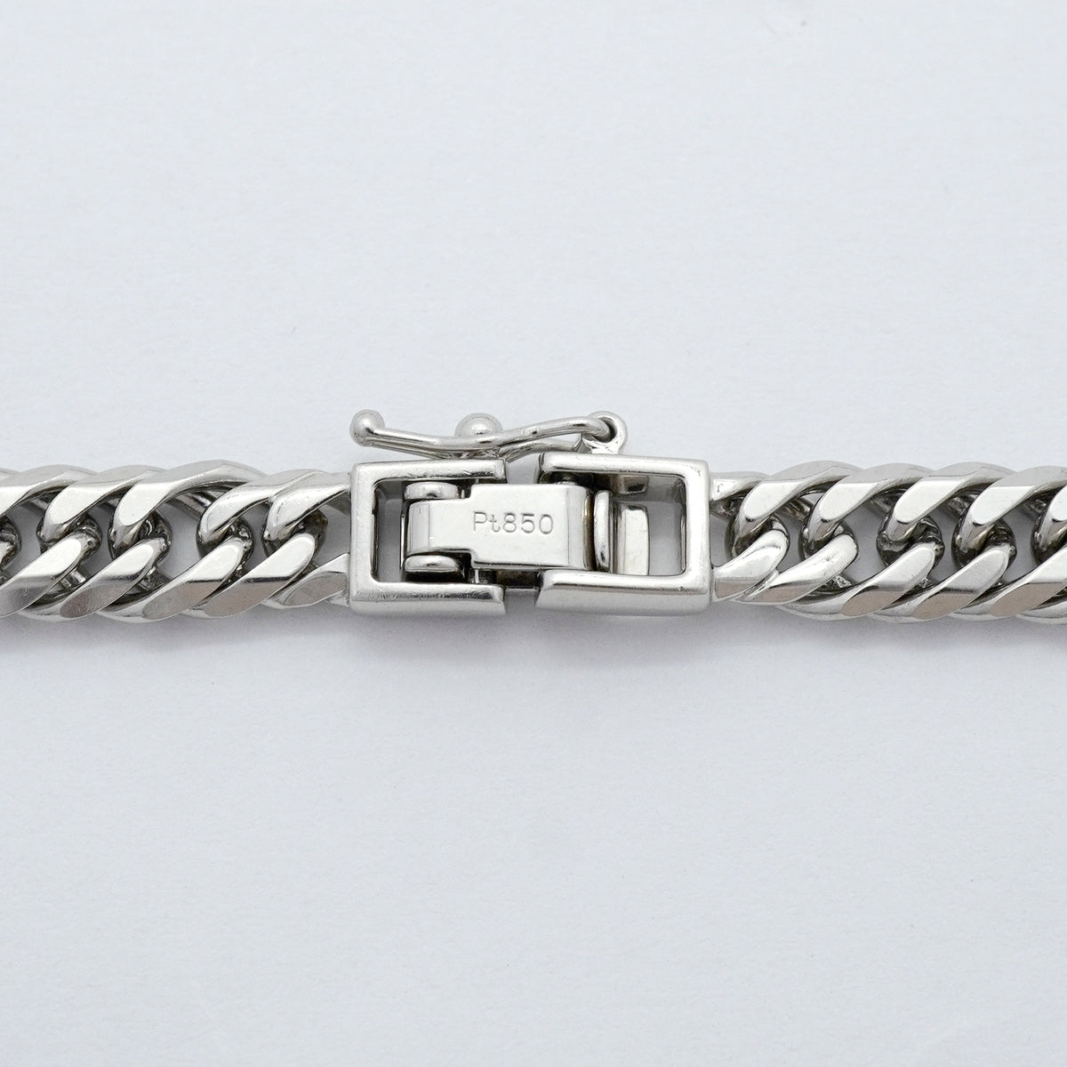 【6khh0006】喜平 ネックレス Pt850 プラチナ 6面 ダブル 45.4cm 46.4g キヘイ【中古】メンズ レディース ユニセックス