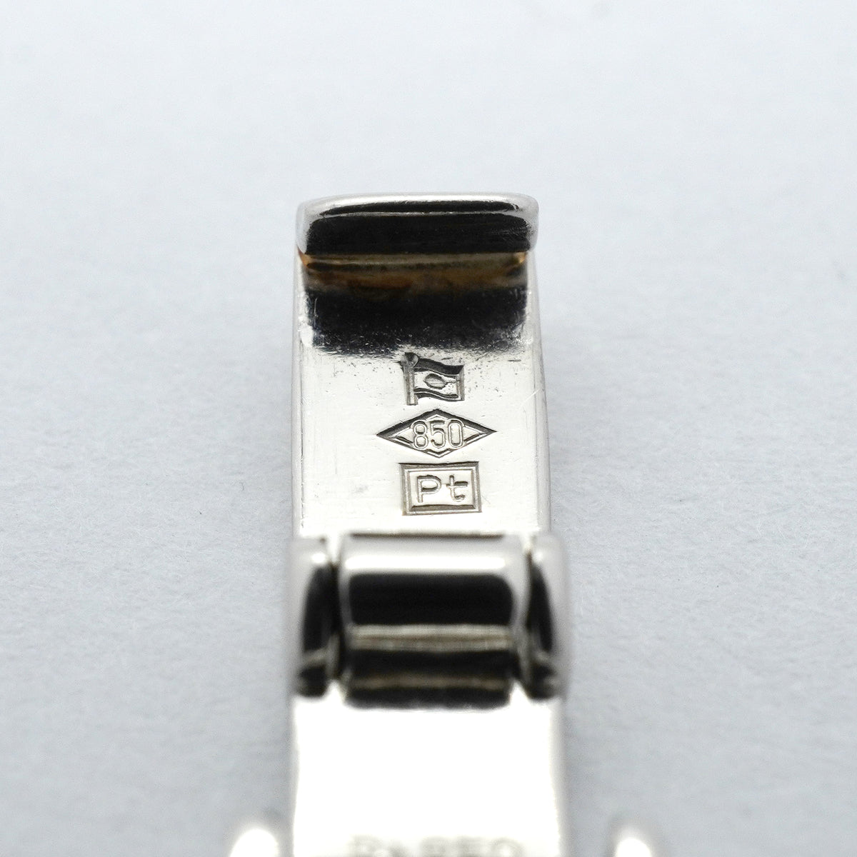 【6khh0007】喜平 ブレスレット Pt850 プラチナ 6面 ダブル 18.5cm 20.3g キヘイ【中古】メンズ レディース ユニセックス