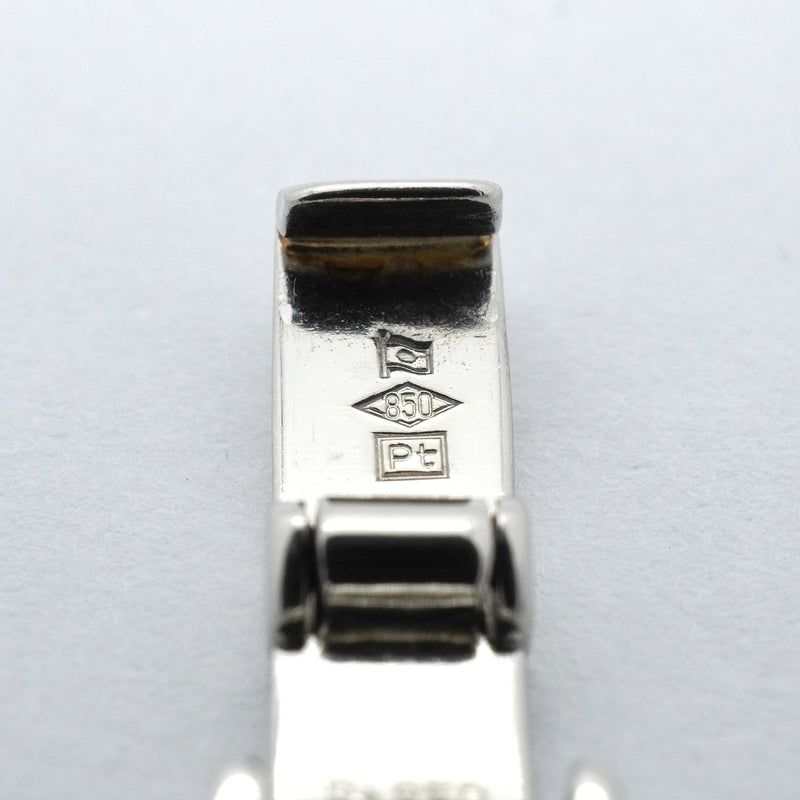 【6khh0007】喜平 ブレスレット Pt850 プラチナ 6面 ダブル 18.5cm 20.3g キヘイ【中古】メンズ レディース ユニセックス