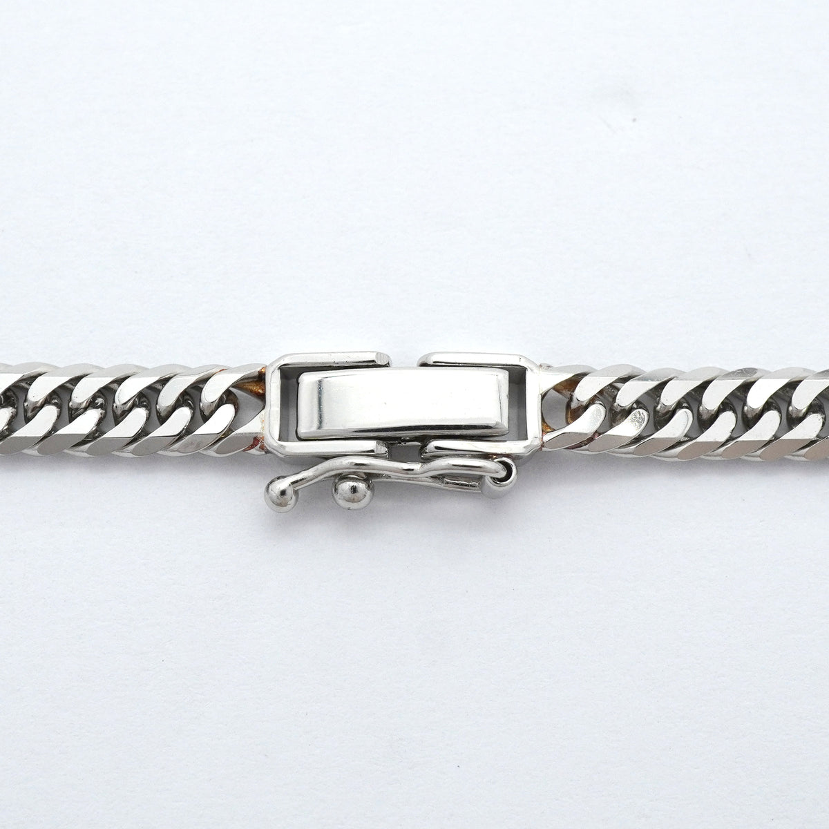 【6khh0008】喜平 ネックレス Pt850 プラチナ 6面 ダブル 50.2cm 30.2g キヘイ【中古】メンズ レディース ユニセックス