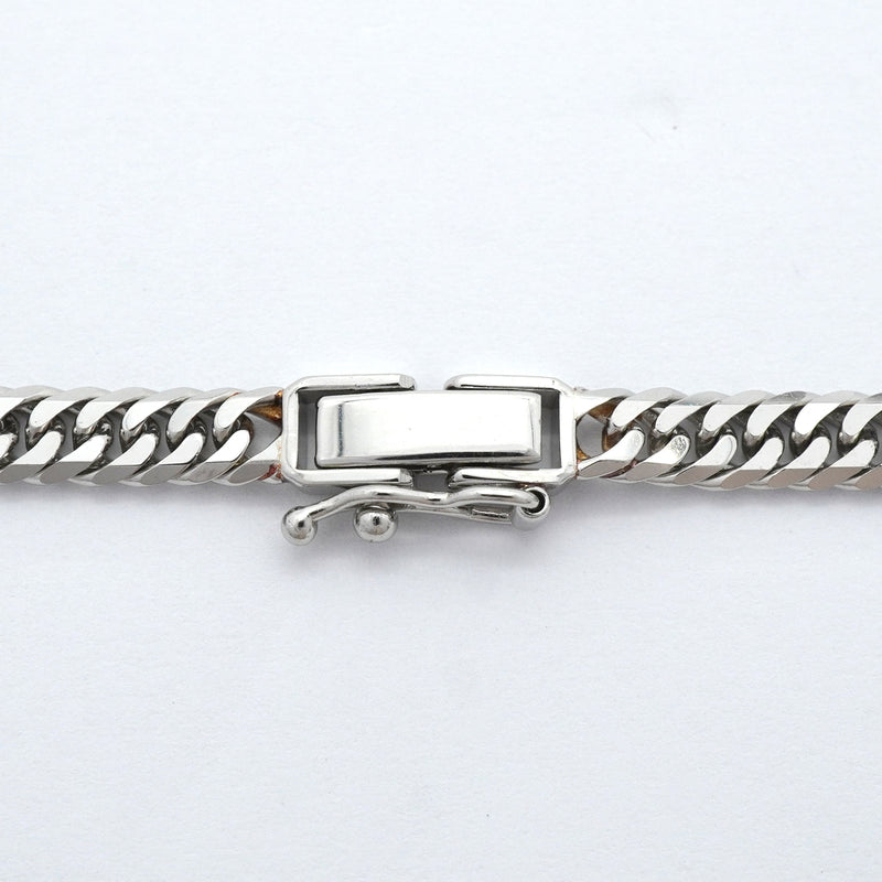 【6khh0008】喜平 ネックレス Pt850 プラチナ 6面 ダブル 50.2cm 30.2g キヘイ【中古】メンズ レディース ユニセックス