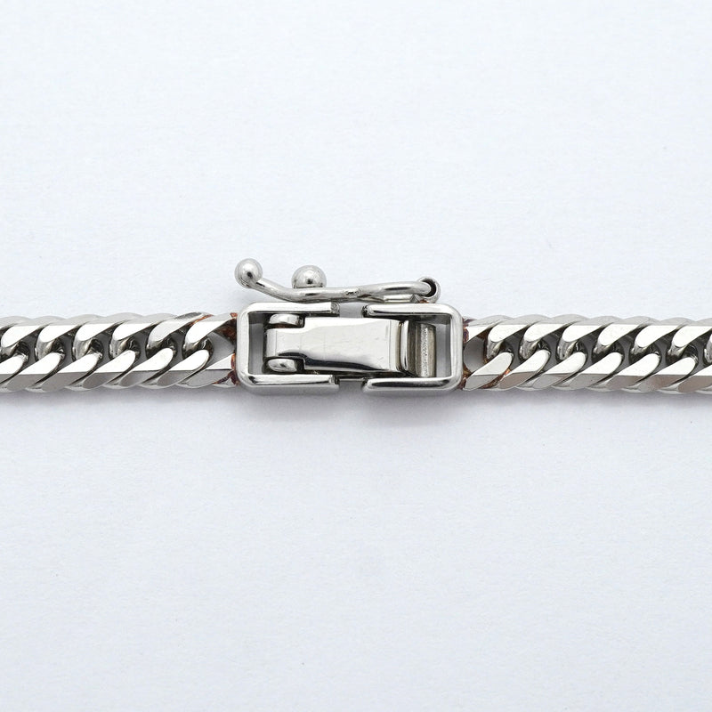 【6khh0008】喜平 ネックレス Pt850 プラチナ 6面 ダブル 50.2cm 30.2g キヘイ【中古】メンズ レディース ユニセックス