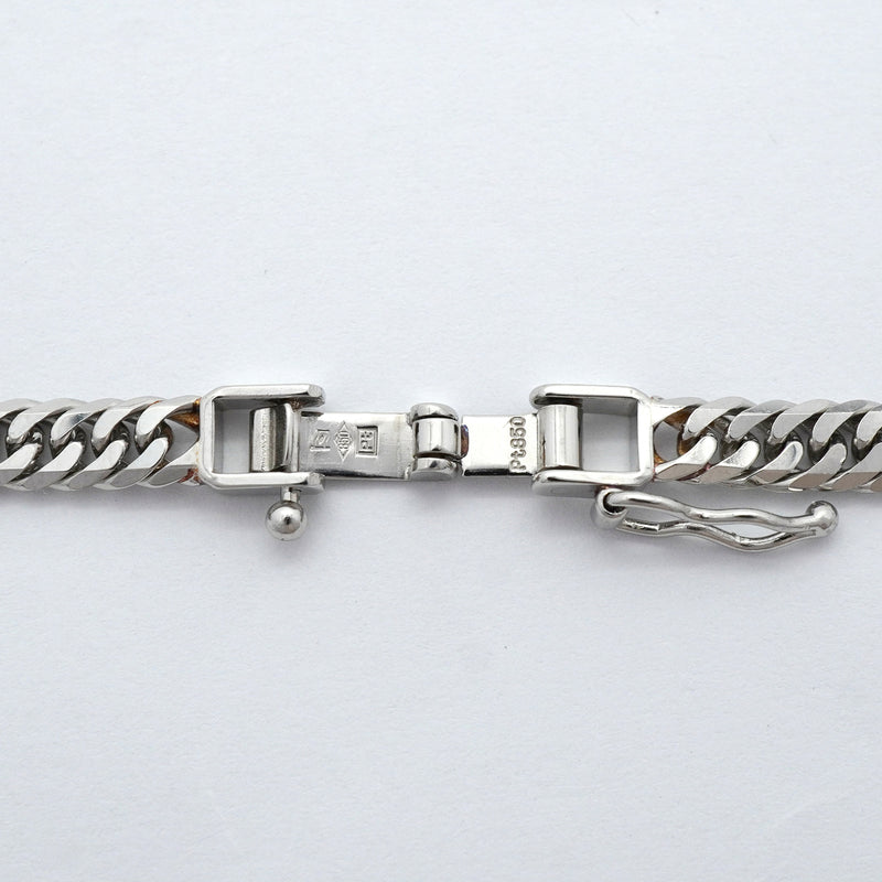 【6khh0008】喜平 ネックレス Pt850 プラチナ 6面 ダブル 50.2cm 30.2g キヘイ【中古】メンズ レディース ユニセックス