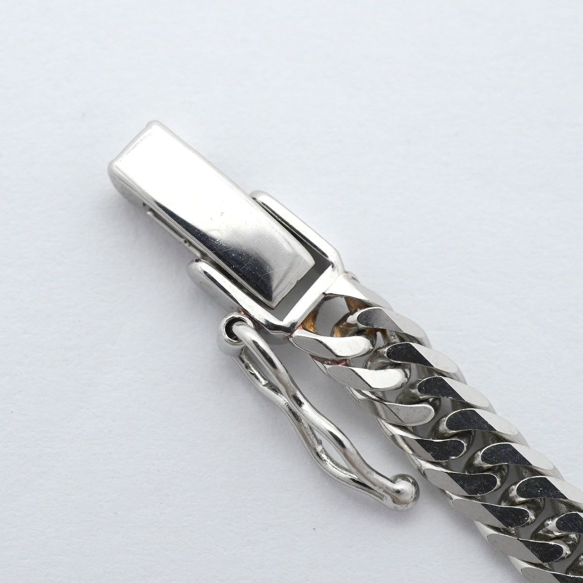【6khh0008】喜平 ネックレス Pt850 プラチナ 6面 ダブル 50.2cm 30.2g キヘイ【中古】メンズ レディース ユニセックス