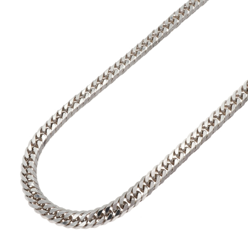 【6khh0009】喜平 ネックレス Pt850 プラチナ 6面 ダブル 60.9cm 101.9g キヘイ【中古】メンズ レディース ユニセックス