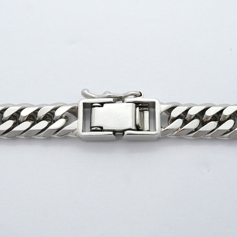 【6khh0009】喜平 ネックレス Pt850 プラチナ 6面 ダブル 60.9cm 101.9g キヘイ【中古】メンズ レディース ユニセックス