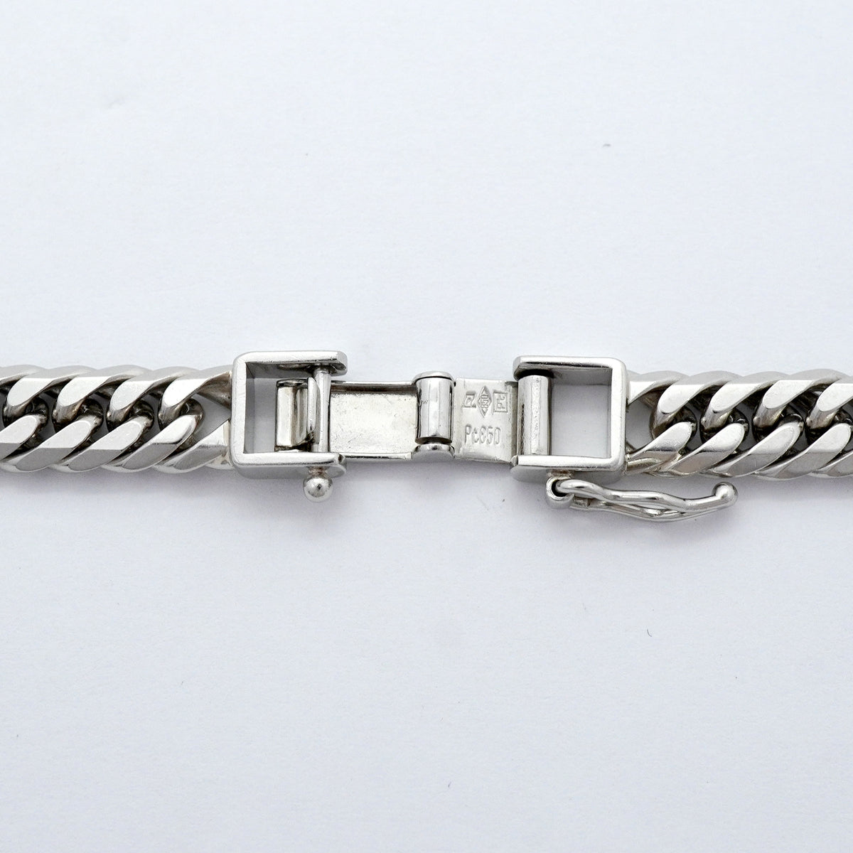 【6khh0009】喜平 ネックレス Pt850 プラチナ 6面 ダブル 60.9cm 101.9g キヘイ【中古】メンズ レディース ユニセックス